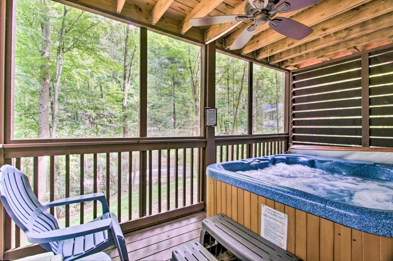 A-Frame Cabin With Hot Tub Less Than 1 Mi To Ober Gatlinburg Βίλα Εξωτερικό φωτογραφία