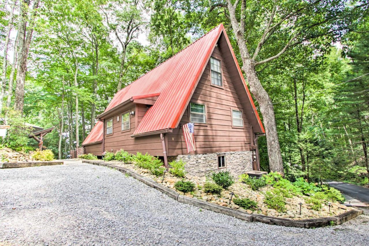 A-Frame Cabin With Hot Tub Less Than 1 Mi To Ober Gatlinburg Βίλα Εξωτερικό φωτογραφία